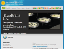 Tablet Screenshot of kurdtrans.com